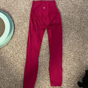 Lululemon 25” high waisted align pants